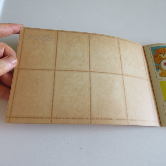 Vintage Care Bears Sticker Book "Play It Safe" NEW-Aged condition PIZZA HUT - Picture 3 of 15